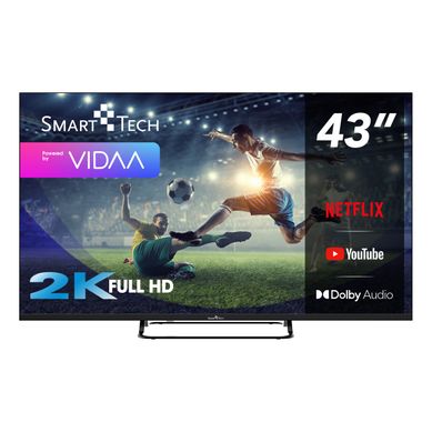 Téléviseur LED Full HD 43" (108 Cm) 43fv02v Smart TV Vidaa - Molotov, Netflix, Prime Vidéo
