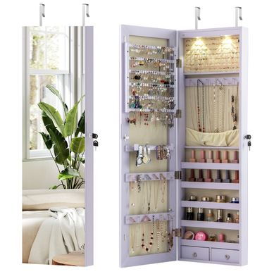 Mallette / Boîte à Bijoux 1 Tiroir Avec Miroir - Occasion - Très Propre
