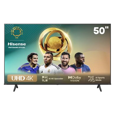Téléviseur 4K UHD 50'' 126 cm HISENSE 50E61NT vue de face