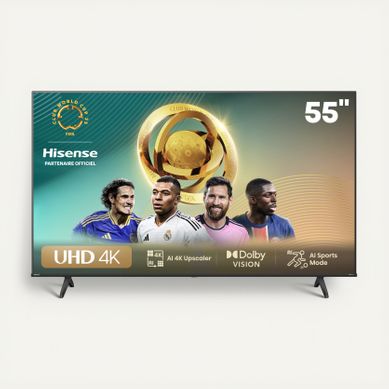 55a6n - TV LED 55" (139 cm) 4k Uhd - Dolby Vision - Smart TV - 3xhdmi - Bords Ultra Fins