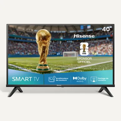 Téléviseur Full HD 40'' 100cm Hisense 40a4q Noir