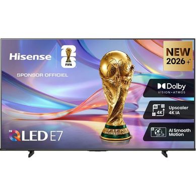 Téléviseur QLED 43" (108 cm)  43e7s - 4k uhd 3840x2160 - hdr10+ - smart tv vidaa - 3xhdmi 2.1 - wifi