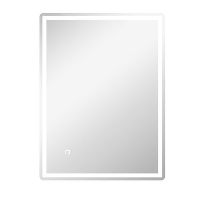 Miroir De Salle De Bain Dimmable 80 X 60 Cm, Fonction Mémoire, Surface Anti-buée