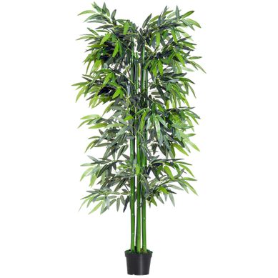 Lot De 2 Plantes Artificielles Figuier - 110 Cm De Hauteur - Pot Inclus - Déco Intérieure Réaliste - Entretien Facile