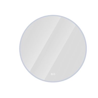 Miroir Rond LED 70 cm Avec éclairage Dimmable, Anti-buée Et Trois Températures
