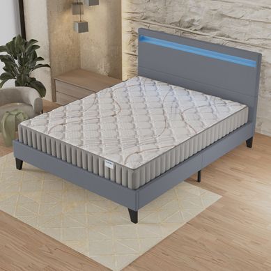 Ensemble 140x190 CONFORT+ Sommier + Matelas Hauteur 17cm