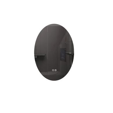 Miroir Salle De Bain LED Ovale 50x70cm Anti Buée Et LED 3 Couleurs