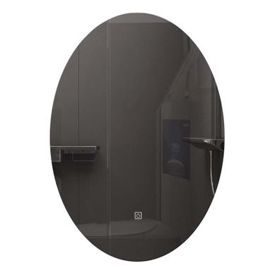 Miroir De Salle De Bain LED Ovale 60x80cm Anti Buée Et LED 3 Couleurs