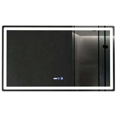 Miroir De Salle De Bain LED 120x60cm Anti Buée Et LED 3 Couleurs Rectangulaire
