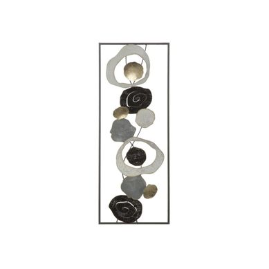 Décoration Murale Encadrée En Métal "dixy" 74cm Multicolore
