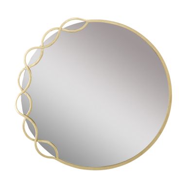 Miroir Mural Design "eleanor" 73cm Or