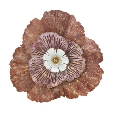 Décoration Murale En Métal "bunga" 73cm Multicolore