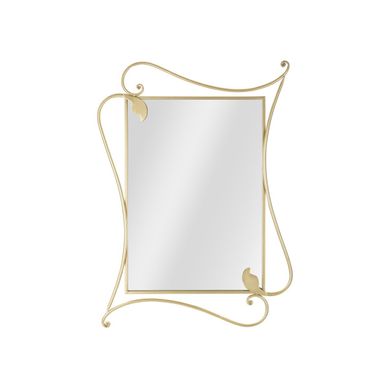 Miroir Mural Design "pétale" 110cm Or