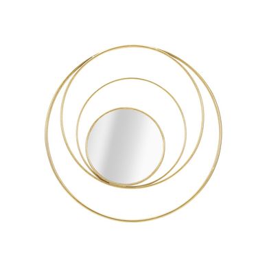 Miroir Mural Design "arc" 80cm Or