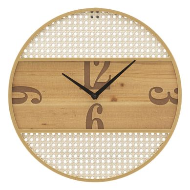 Horloge Murale Cannage "fuji" 50cm Naturel