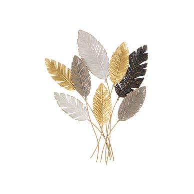 Décoration Murale En Métal "palmy" 93cm Multicolore