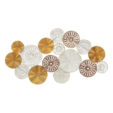 Décoration Murale En Métal "triby" 125cm Multicolore