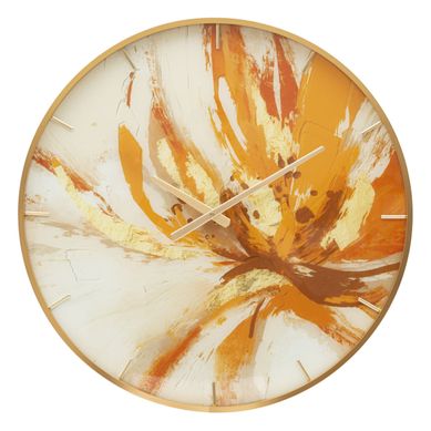 Horloge Murale En Verre "toply" 60cm Multicolore