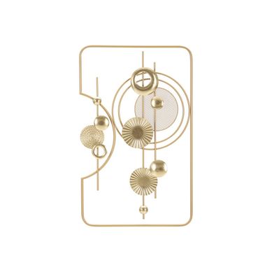 Décoration Murale En Métal "goldy" 80cm doré