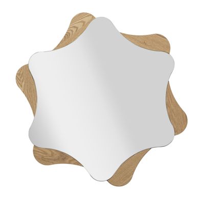 Miroir Mural Déco "stars" 80cm Naturel