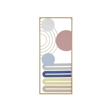 Décoration Murale Encadrée En Métal "colorfuls" 84cm Multicolore