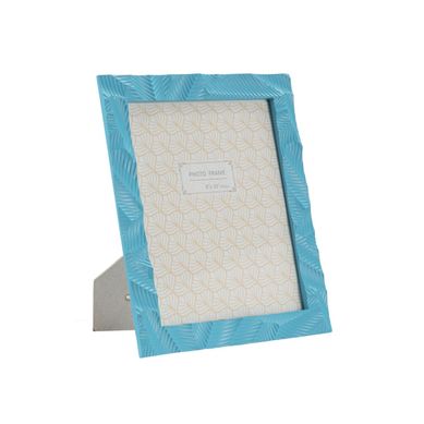 Cadre Photo Déco En Résine "light" 20x25cm Bleu Clair