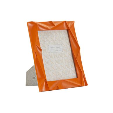 Cadre Photo Déco En Résine "orangy" 15x20cm Orange