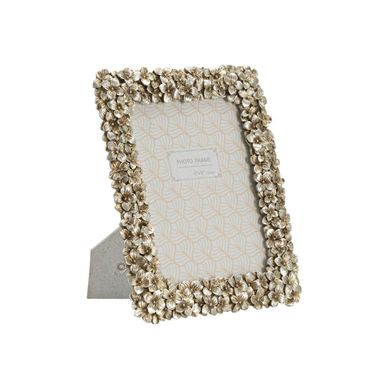 Cadre Photo Déco Fleurs "flolly" 15x20cm Argent