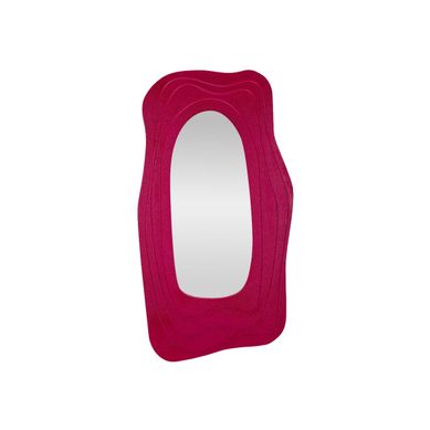 Miroir Mural Design "daphné" 165cm Fuchsia