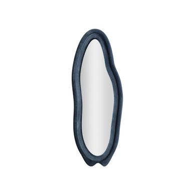 Miroir Mural En Velours "chanel" 160cm Bleu Miroir Mural En Velours "chanel" 160cm Bleu