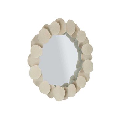 Miroir Mural "dune" 85cm Crème