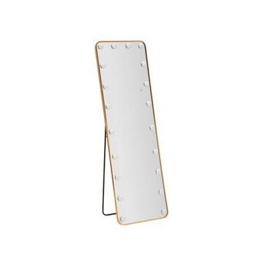 Miroir Sur Pied LED "hollywood" 160cm Or