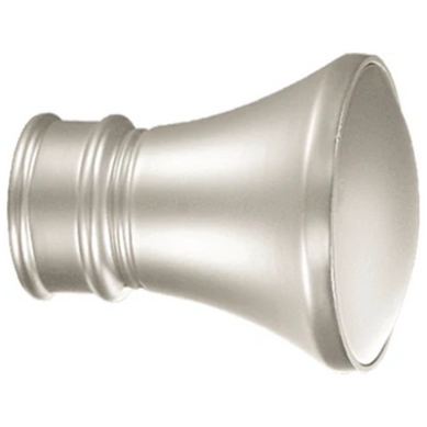Paire D'embouts 'cintero' Pour Barre D. 28 Mm - Diam. 28 Mm - Argent