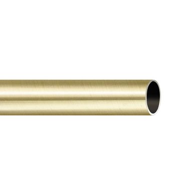 Tringle À Rideau Métal Diamètre 20 Mm - 150 Cm - Doré Vieilli