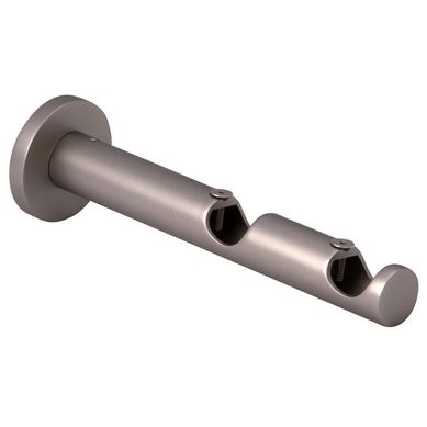 Support De Tringle Double D.20 Mm - Diam. 20 Mm - Gris Clair