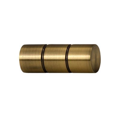 Lot De 2 Embouts De Tringle - Diam. 20 Mm - Bronze