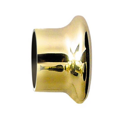 Paire D'embouts Doré Pour Barre D. 28 Mm - Diam. 28 Mm - Doré