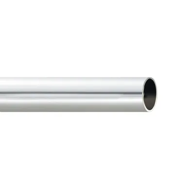 Tringle À Rideau Métal Diamètre 20 Mm - 200 Cm - Argent