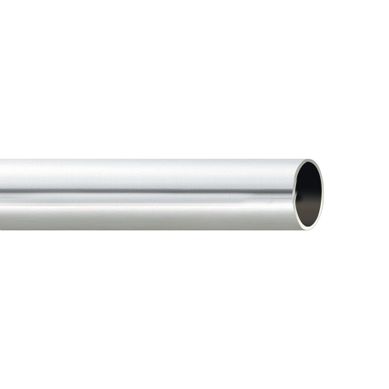 Tringle À Rideau Métal Diamètre 20 Mm - 150 Cm - Argent