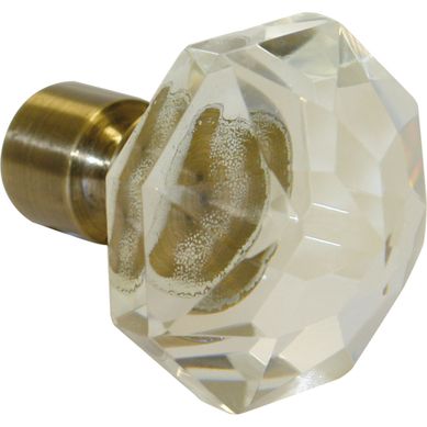 Embout "cristal" - Diam. 20 Mm - Marron Brun