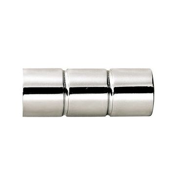 Lot De 2 Embouts De Tringle - Diam. 20 Mm - Argent