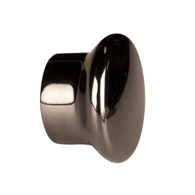 Paire D'embouts De Tringle En Forme De Bouchon - Diam. 20 Mm - Gris Anthracite
