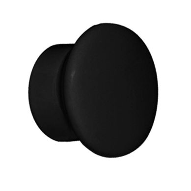 Paire D'embouts De Tringle En Forme De Bouchon - Diam. 20 Mm - Noir