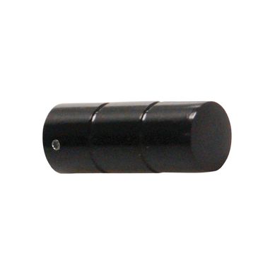 Lot De 2 Embouts De Tringle - Diam. 20 Mm - Noir