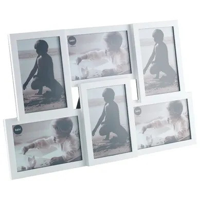 Cadre Photo En Plastique Isernia Pour 6 Photos 10x15 Cm
