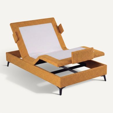 Sommier relax élect.moutarde NUIT FAUBOURG PLENITUDE 70x200 cm Sommier relax élect.moutarde NUIT FAUBOURG PLENITUDE 70x200 cm vue 3/4