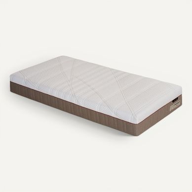 Matelas relax hybride 90x200 NUIT FAUBOURG SYMBIOSE ép.23 cm vue 3/4