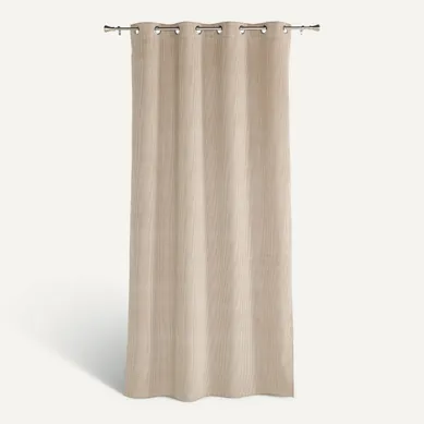 Rideau 140x250 cm VECO Greige vue de face