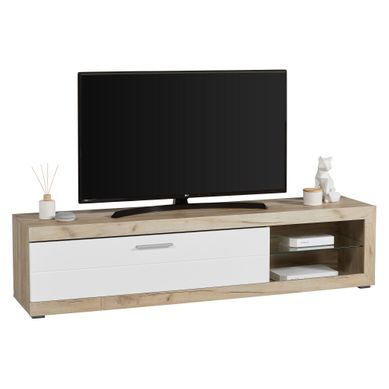 Remo  imitation chêne gris/blanc