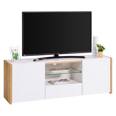 ALICIA  blanc/chêne